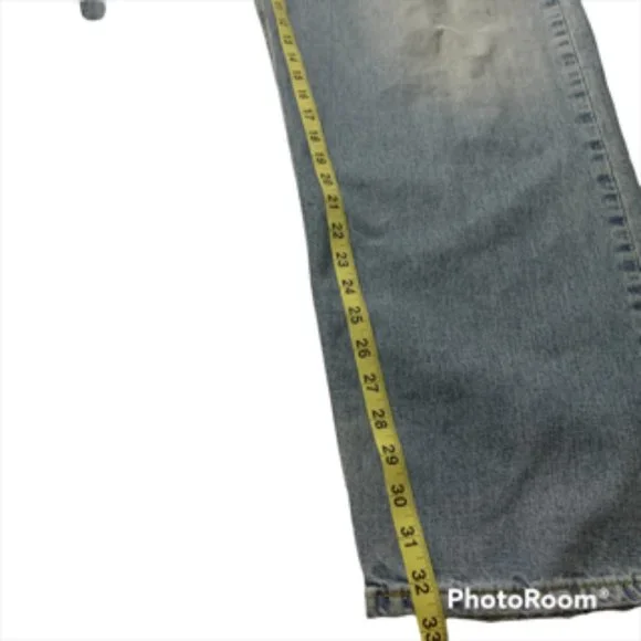 Levis Silver Tab Womens Baggy Denim  Jeans zip up fly 36 X 34 - Picture 9 of 12